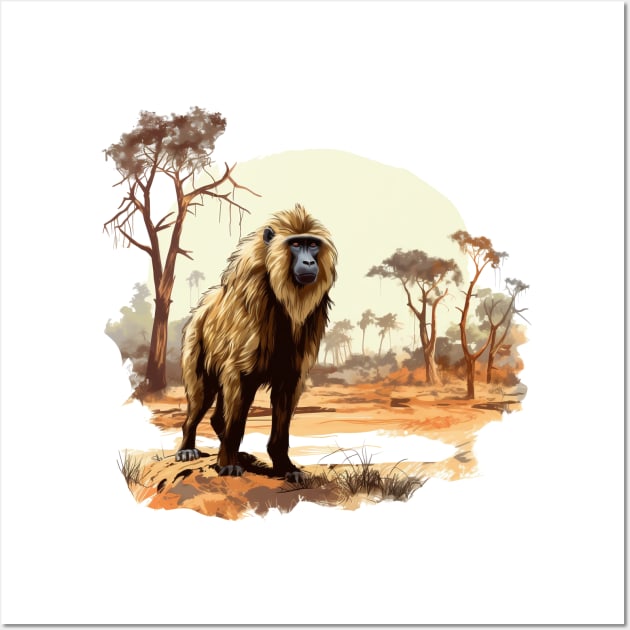 Baboon Wall Art by zooleisurelife